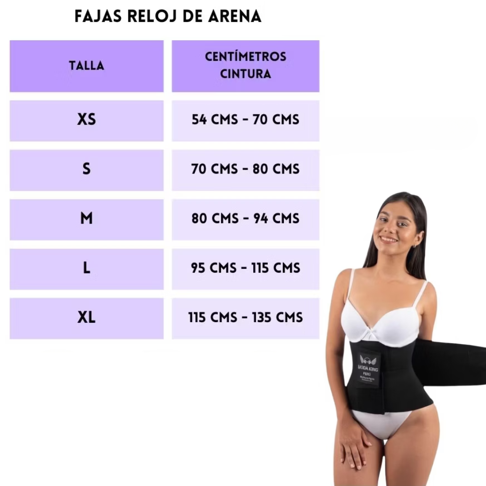 Faja Reductora Reloj De Arena ModaKing™