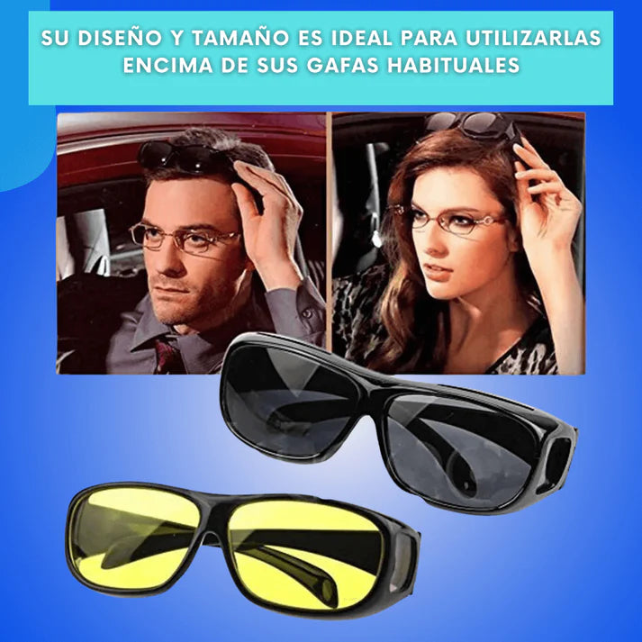 Gafas HD Visión 2x1