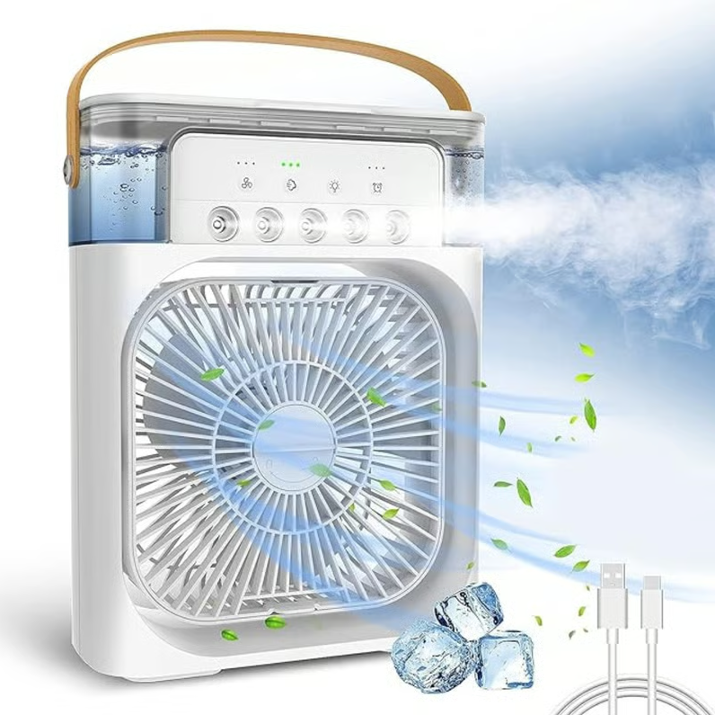 Ventilador Portátil con Humidificación™