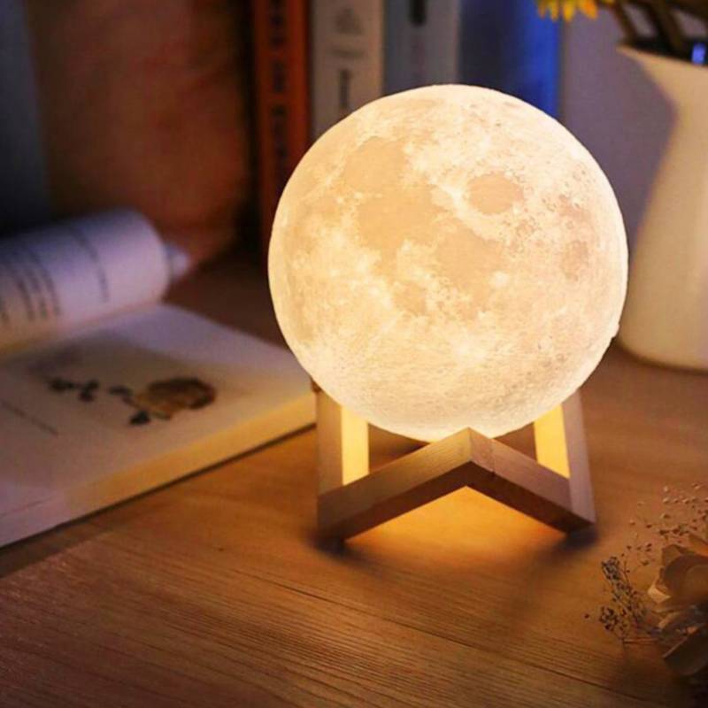 Lámpara Luna 3D™  – Ilumina tus Noches con Magia y Romance ✨🌙